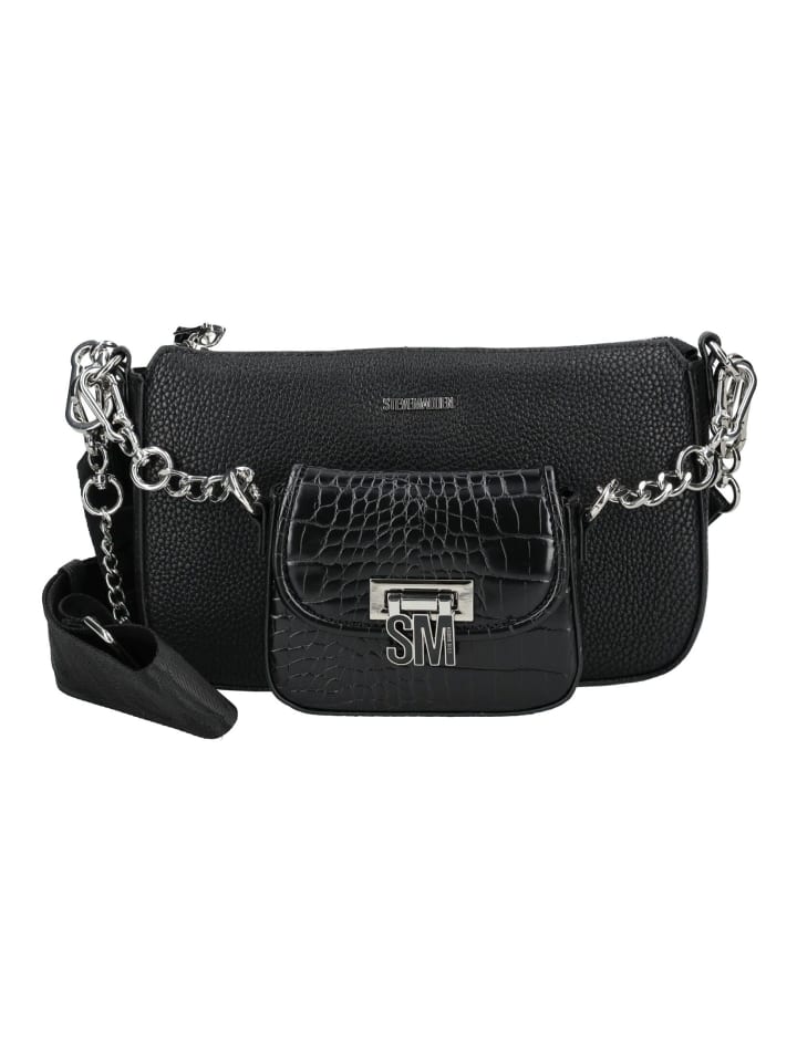 

Наплечная сумка Steve Madden, цвет schwarz/silber