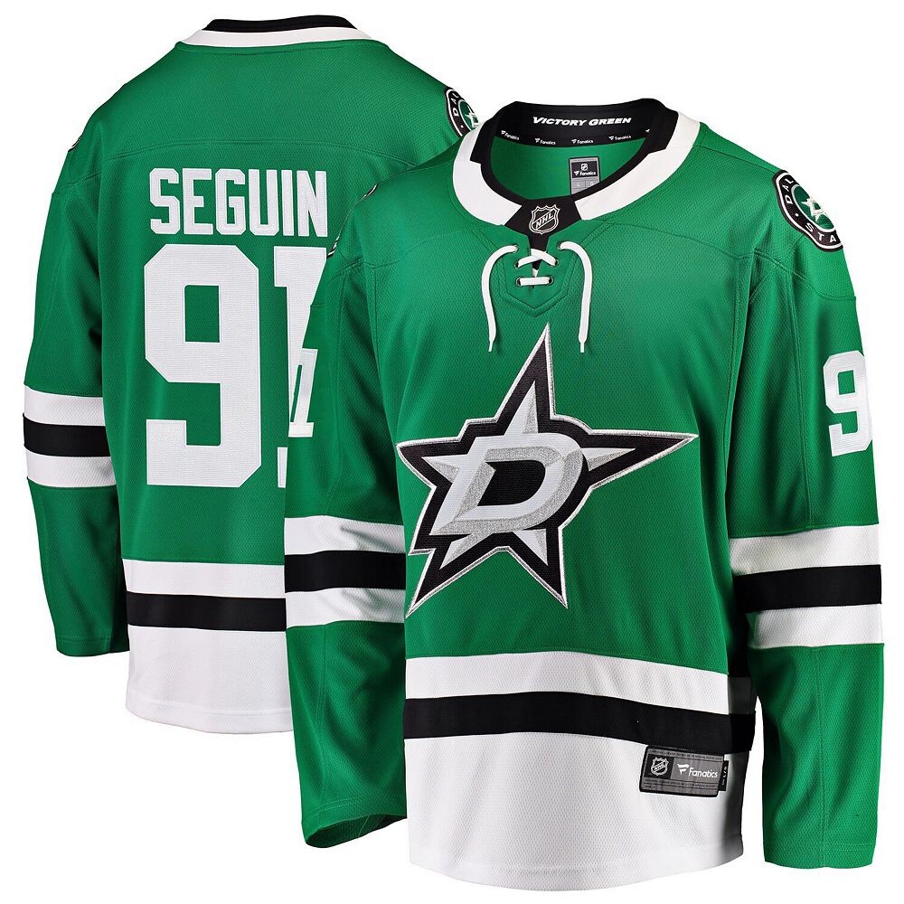 

Мужская зеленая майка игрока Fanatics с логотипом Tyler Seguin Dallas Stars, цвет Str Green