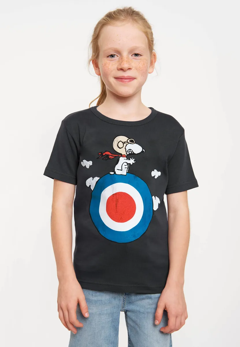 

Футболка Logoshirt "Snoopy - Target" с лицензионным оригинальным дизайном, серый