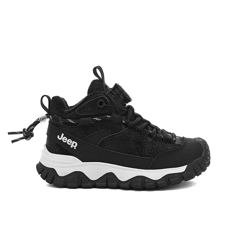 Детские уличные ботинки low top из искусственной кожи с термостойкостью, устойчивостью к истиранию, скольжению и ударам Jeep, army зеленый — фото 4