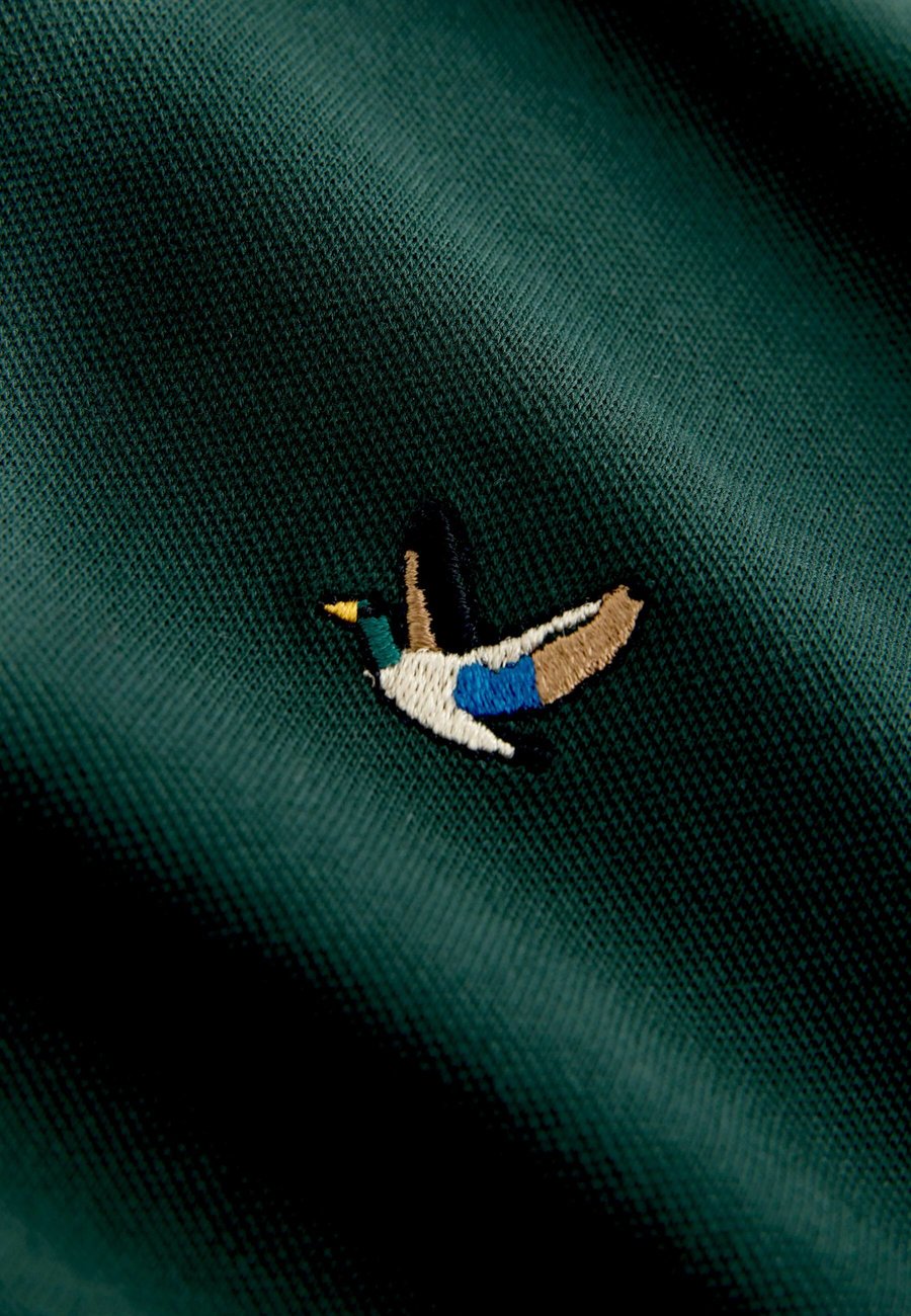 Поло Next Polo shirt, Green Duck/Mottled Dark Green — фото 3