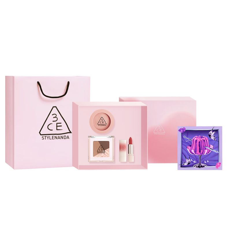 

Монохромный блендер для теней Square Eye Одежда Натуральный матовый прозрачный 3CE, [Gift Box Set]#07 коричневый коричневый+Nude Pink