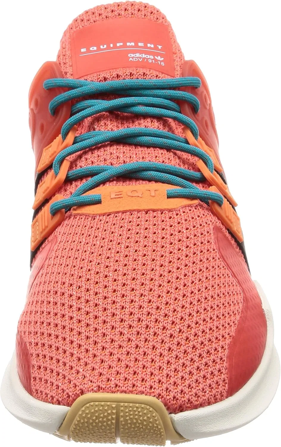 Мужские летние гимнастические кроссовки Adidas EQT Support ADV, Orange Trace Orange S18 White Tint S18 Gum 3 — фото 2