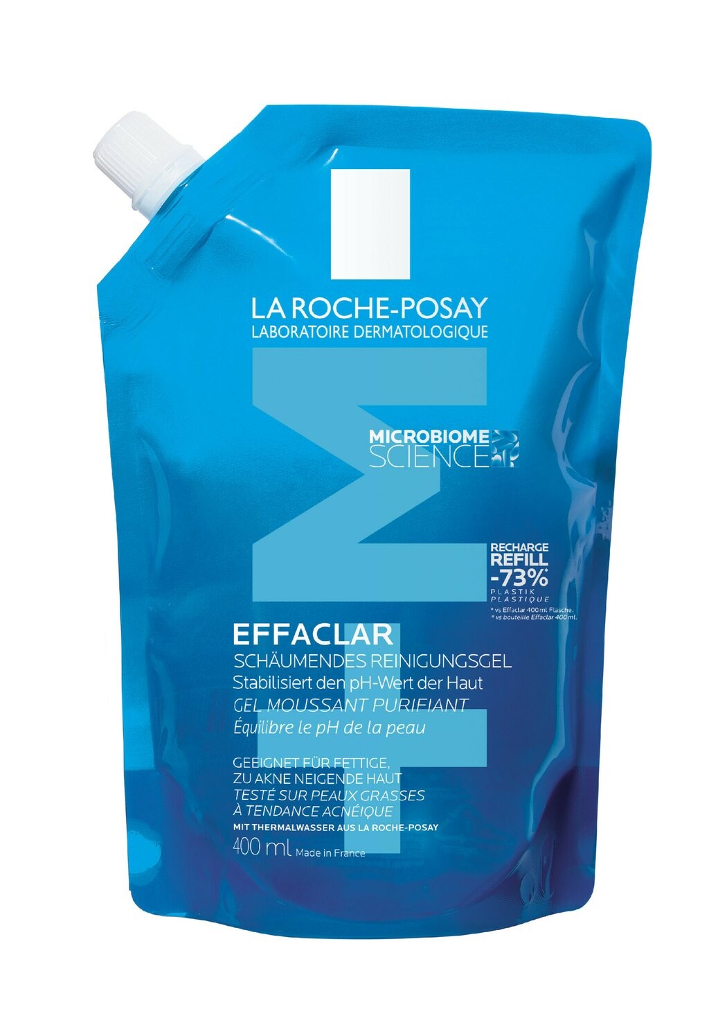 

Средства для очищения лица LA ROCHE-POSAY FACE CLEANSING EFFACLAR SCHÄUMENDES REINIGUNGSGEL NACHFÜLLPACK, цвет transparent