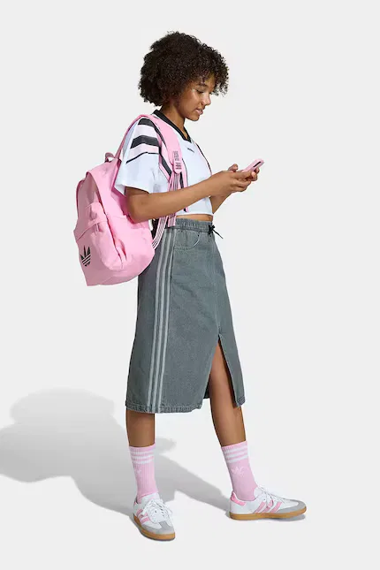Юбка джинсовая Adidas Originals, серый — фото 4