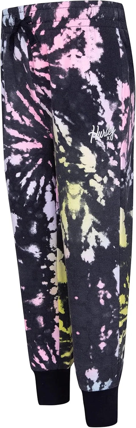 Детские спортивные брюки Hurley из мягкой вязки, Multi/Black — фото 3