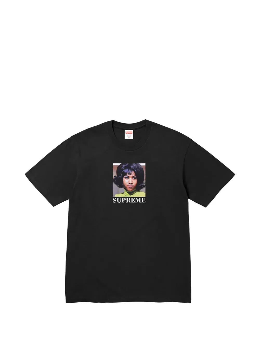 Футболка с графическим принтом Ареты Франклин Supreme, черный
