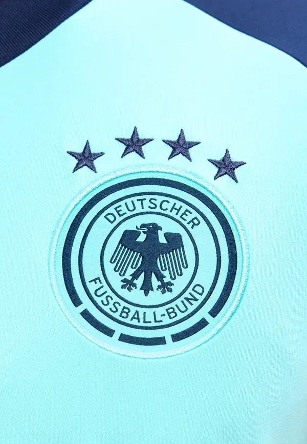Футболка Adidas Originals Deutschland DFB 26 Away Pre-Match National Team Wear, цвет вспышка аква — фото 4