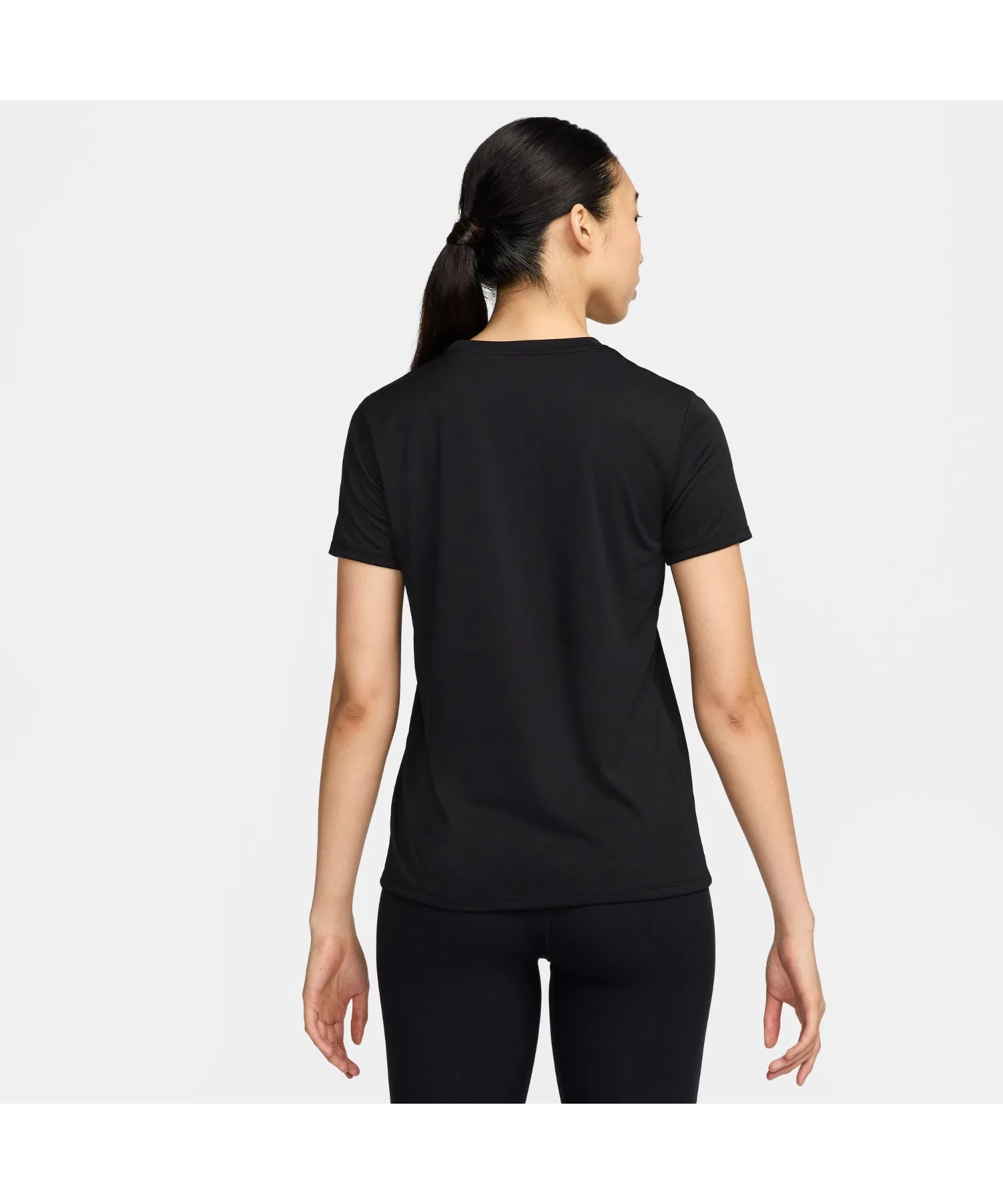 Унисекс футболка для фитнеса NIKE Dri-FIT Relaxed чёрная — фото 2