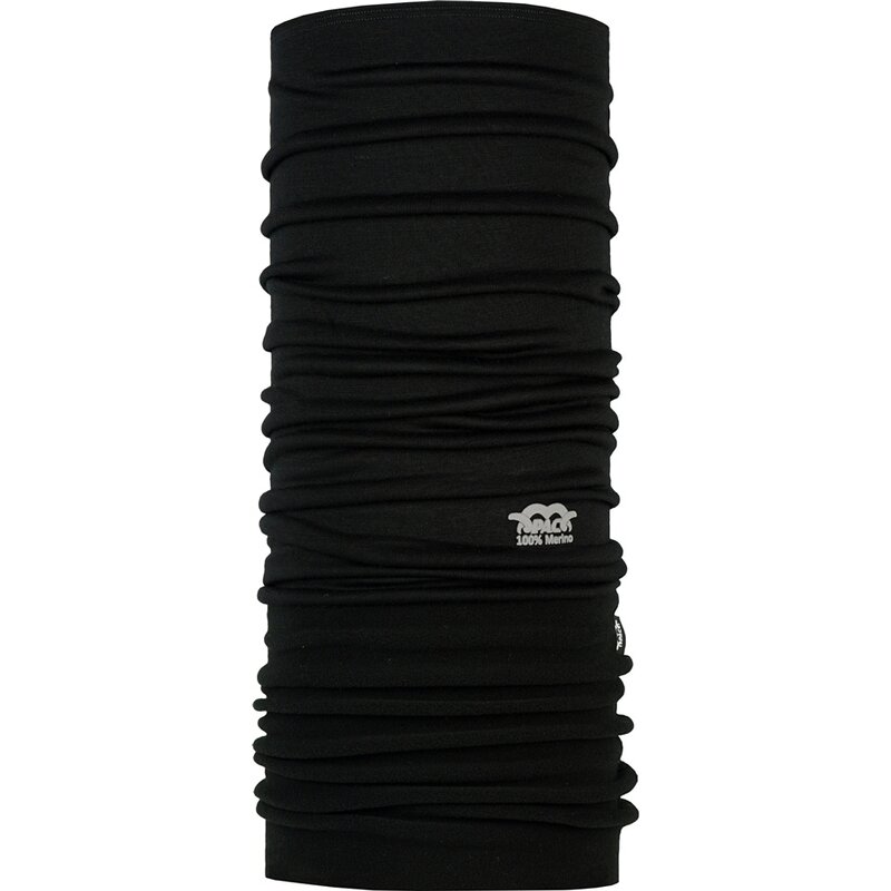 

Шарф из мериносовой шерсти P.A.C., черный