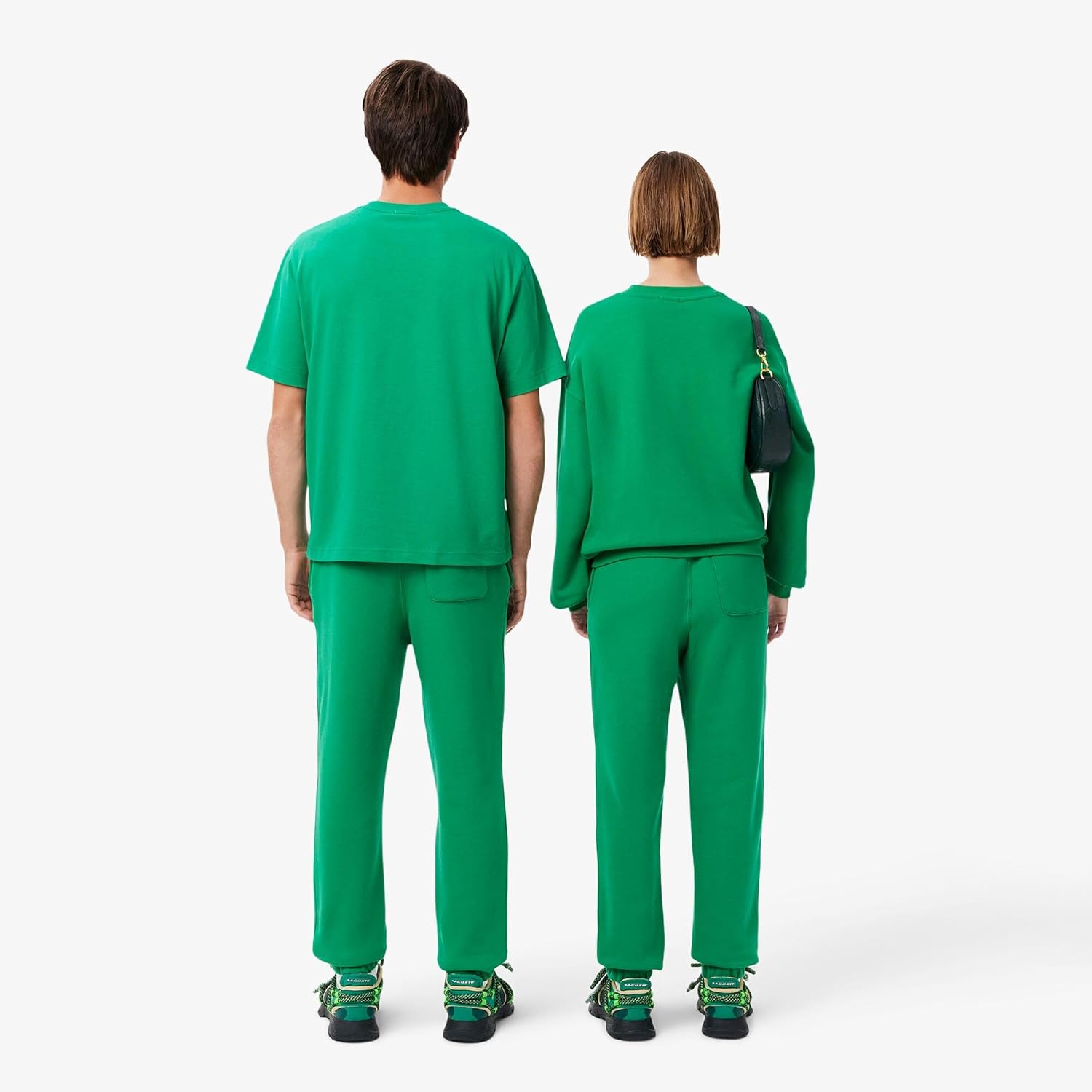 Спортивные брюки Lacoste Core Collection, свободный крой для спорта, Fluorine Green — фото 3