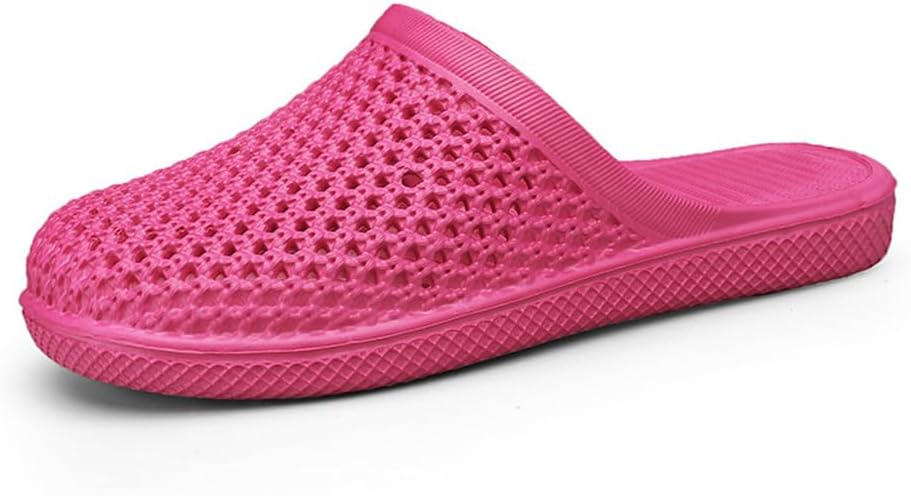 

Мужские и женские сабо для сада, легкие пляжные шлепанцы, восстановительные сандалии с съемными толстыми стельками Bydzkj, розовый