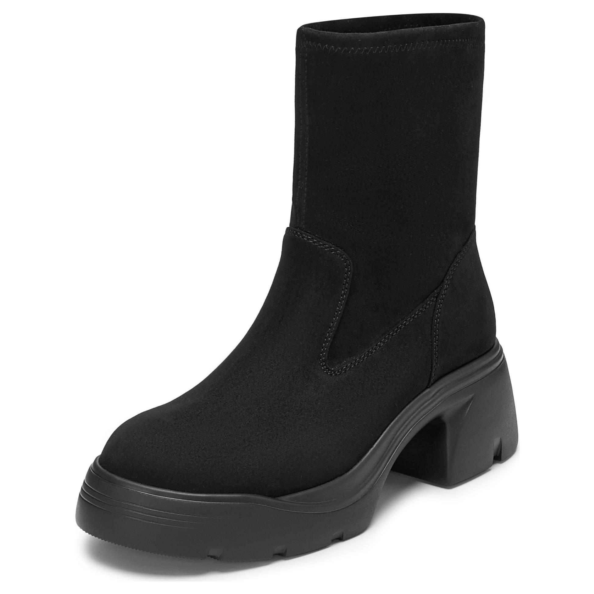 Staccato Поньи Хуф женские ботинки на каблуке 6 см классические черные, цвет Classic Black — фото 2