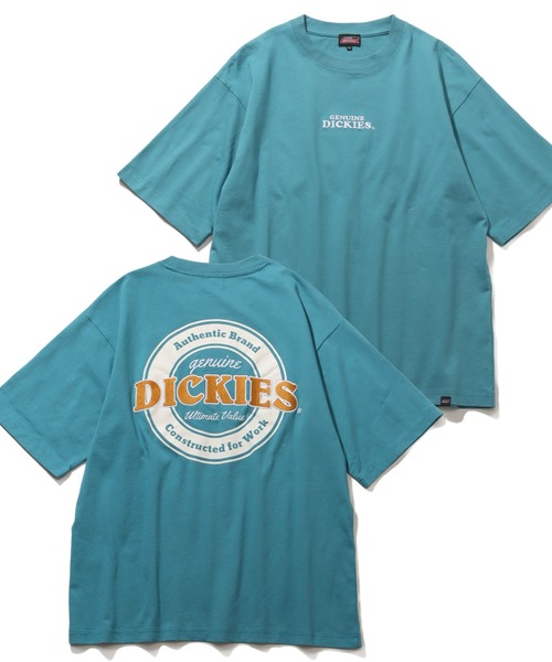 

Футболка с коротким рукавом, свободного кроя, с вышивкой и принтом Dickies, синий