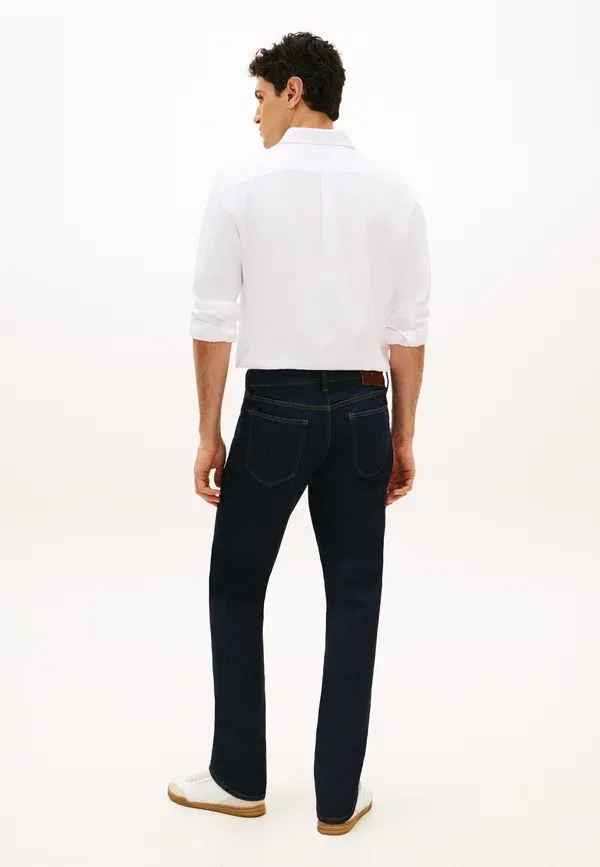 Джинсы прямого кроя Tommy Hilfiger Denton five pocket straight leg jeans, темно-индиго — фото 3