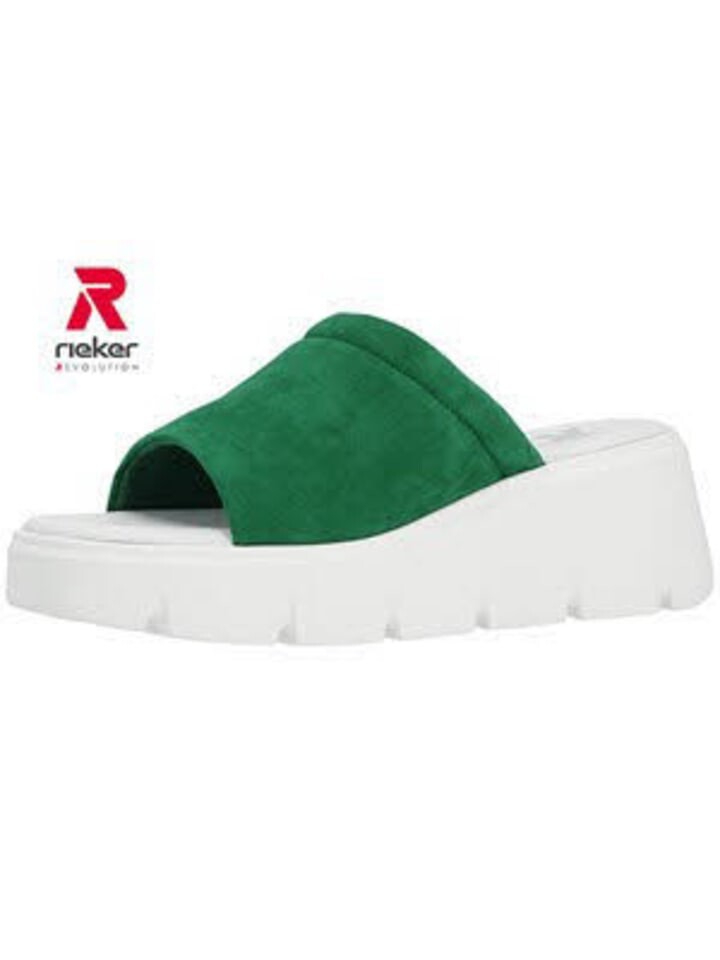 Мюли rieker, зеленый