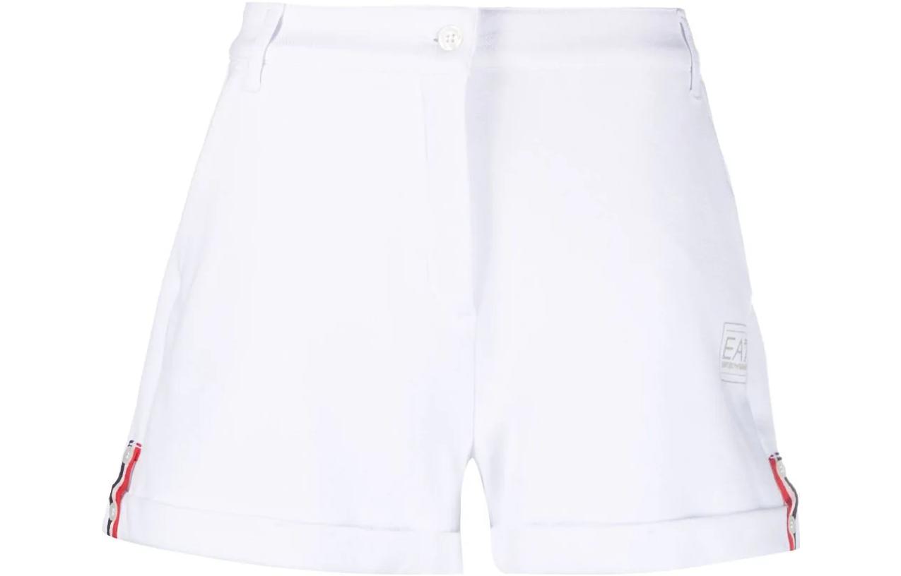 EMPORIO ARMANI EA7 SS23 повседневные шорты женские white — фото 3