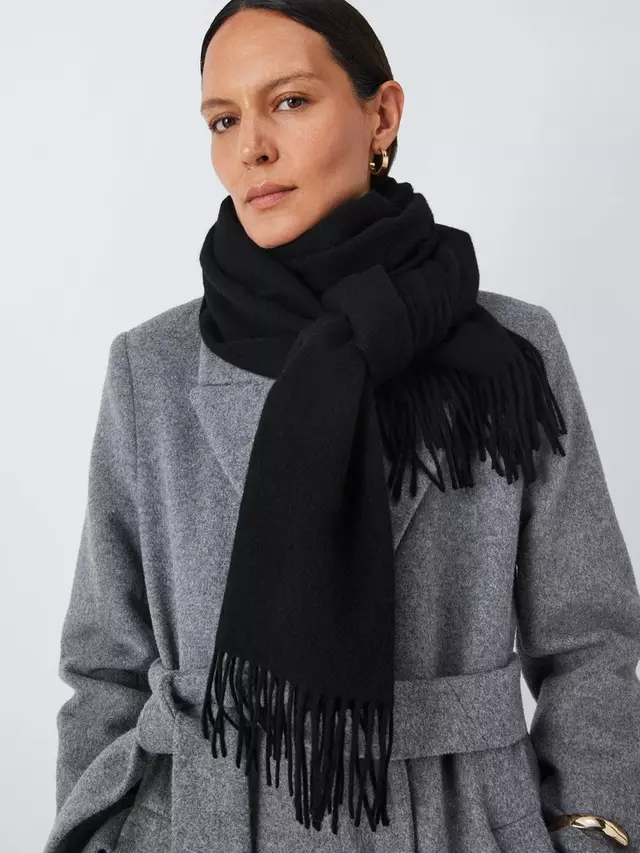 

Шарф John Lewis Blanket Wool, черный