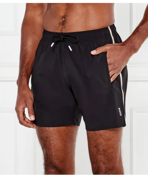 

Культовые шорты для плавания Regular fit Boss Bodywear, черный