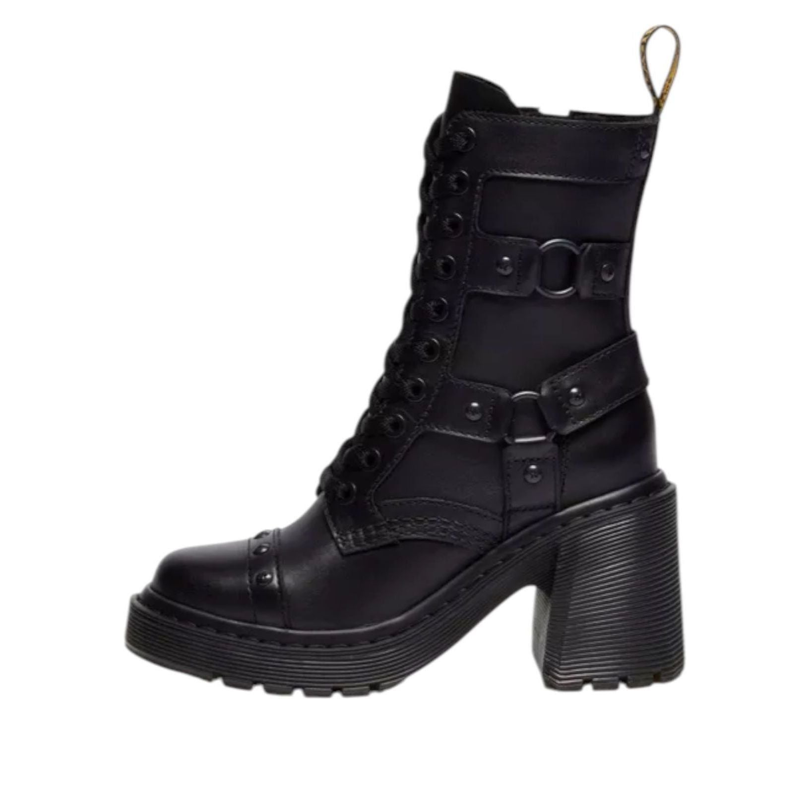 Ботинки (WMNS) Dr. Martens Chesney Harness Sendal Heeled Boots 'Black'