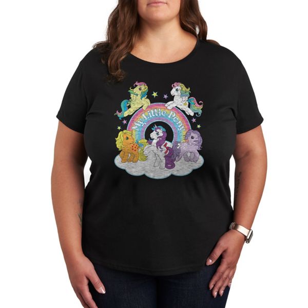 

Плюс футболка с графическим принтом группы My Little Pony Licensed Character, черный
