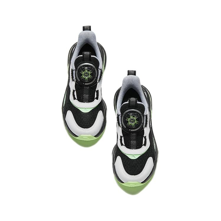 Детские кроссовки PS Low-top черные/зеленые Anta Kids, черный/зеленый — фото 4