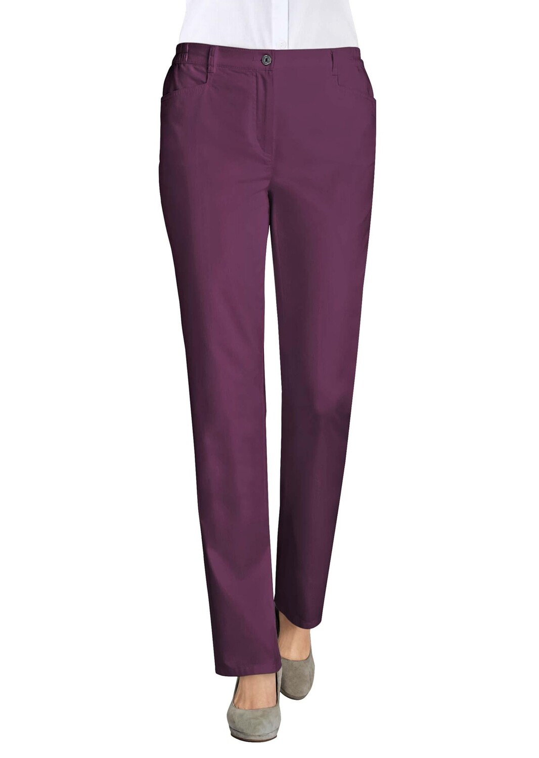 

Брюки GOLDNER Baumwollhose ANNA, цвет aubergine