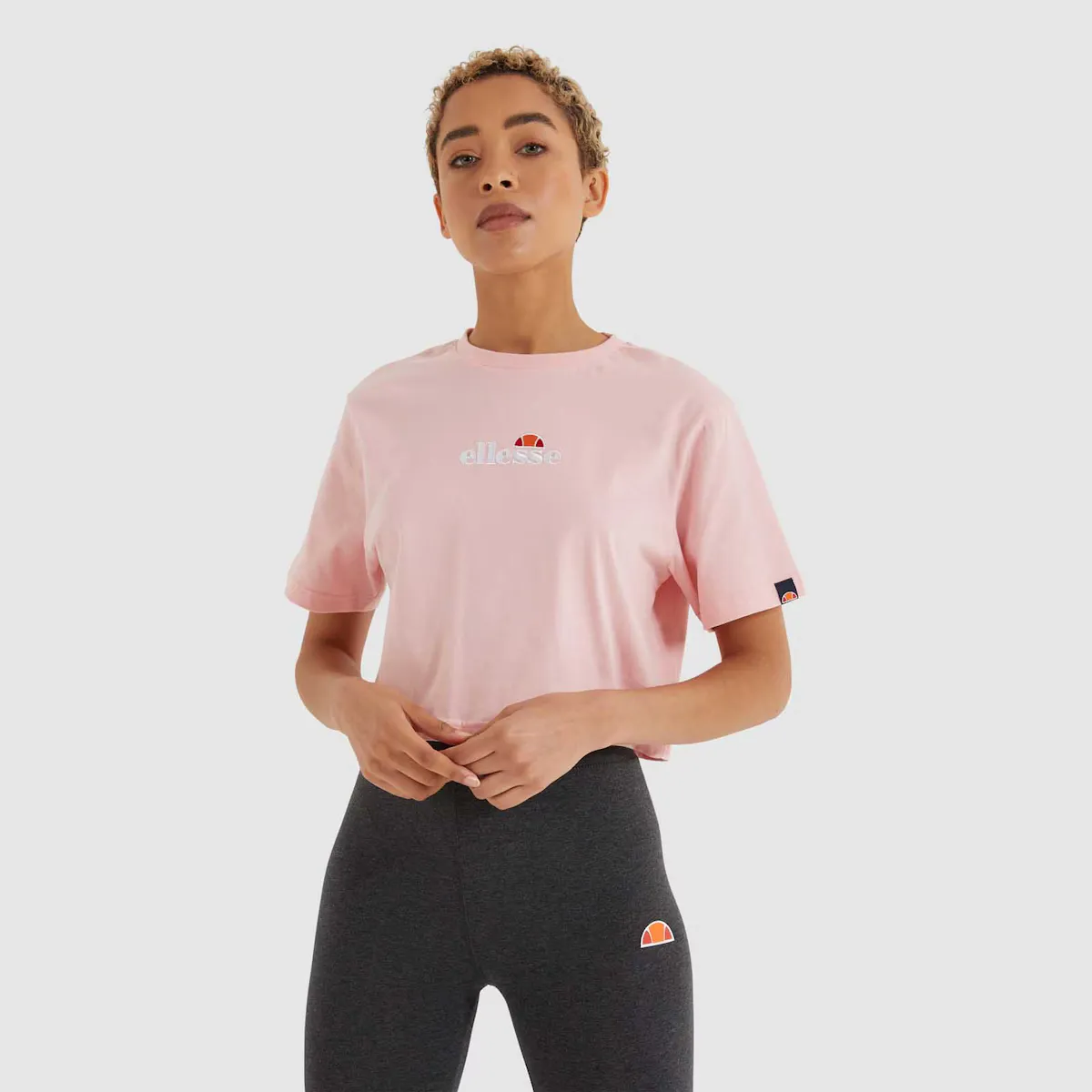 

Женская футболка Fireball укороченная ellesse Ellesse, розовый
