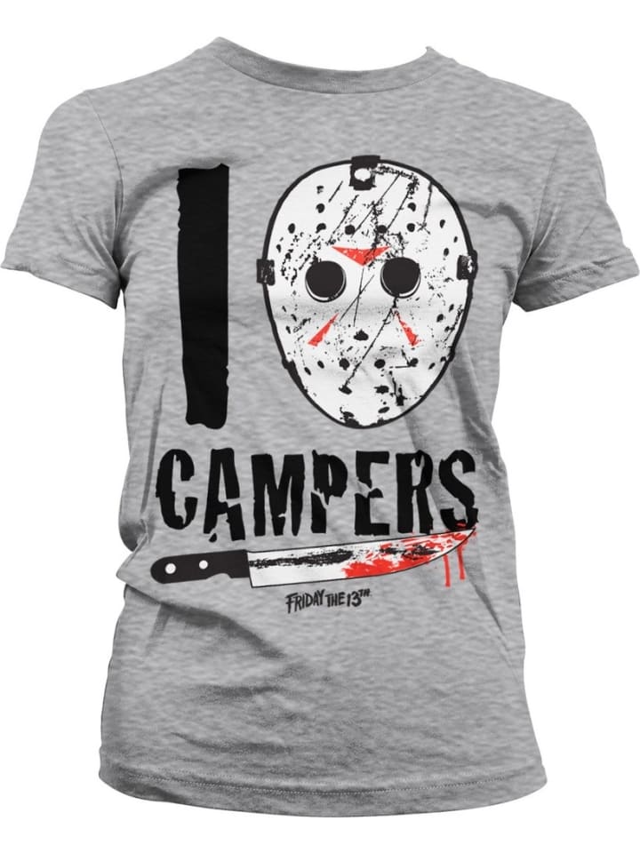 

Friday The 13th Футболка серого цвета, Серый, Friday The 13th Футболка серого цвета