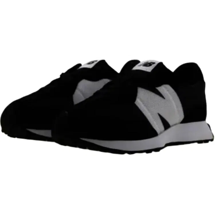 Кроссовки детские беговые NB 327 Abrasion Resistant низкие Black White Kids New Balance — фото 4