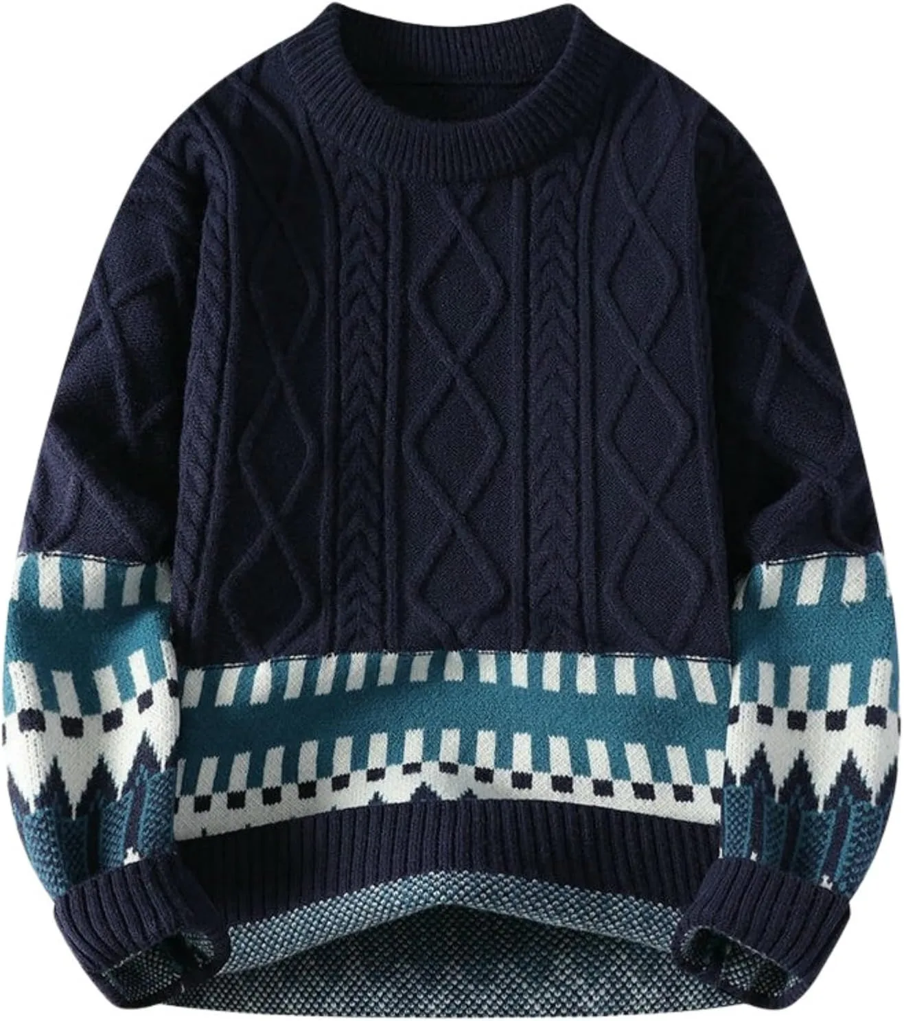 

Мужской осенне-зимний базовый вязаный свитер Casual OAKVERVE