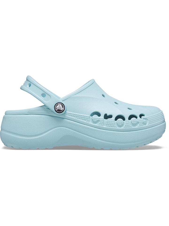 Сабо Crocs Baya Platform, светло-синий — фото 3