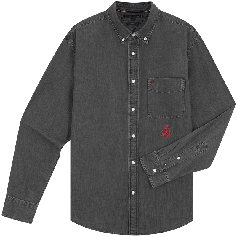 

Tommy Hilfiger Джинсовая куртка мужская, Denim Gray 0IM