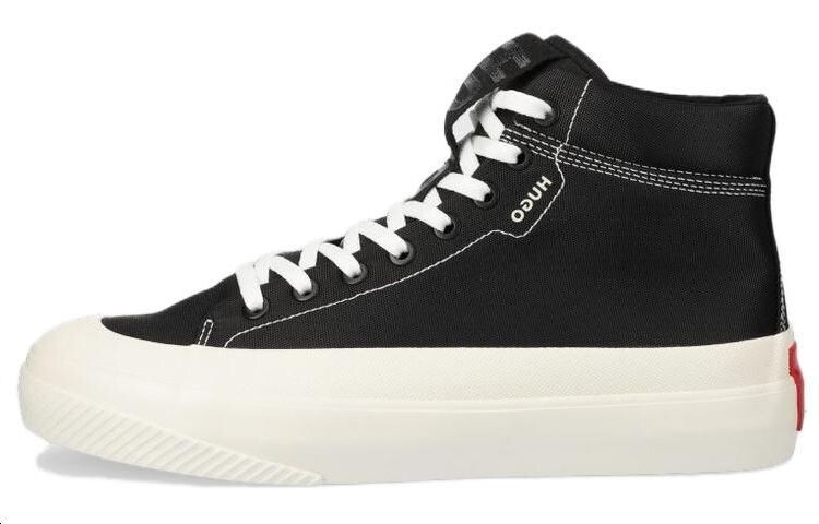 

Кроссовки HUGO BOSS Skateboarding Shoes Men High-top Black, черный