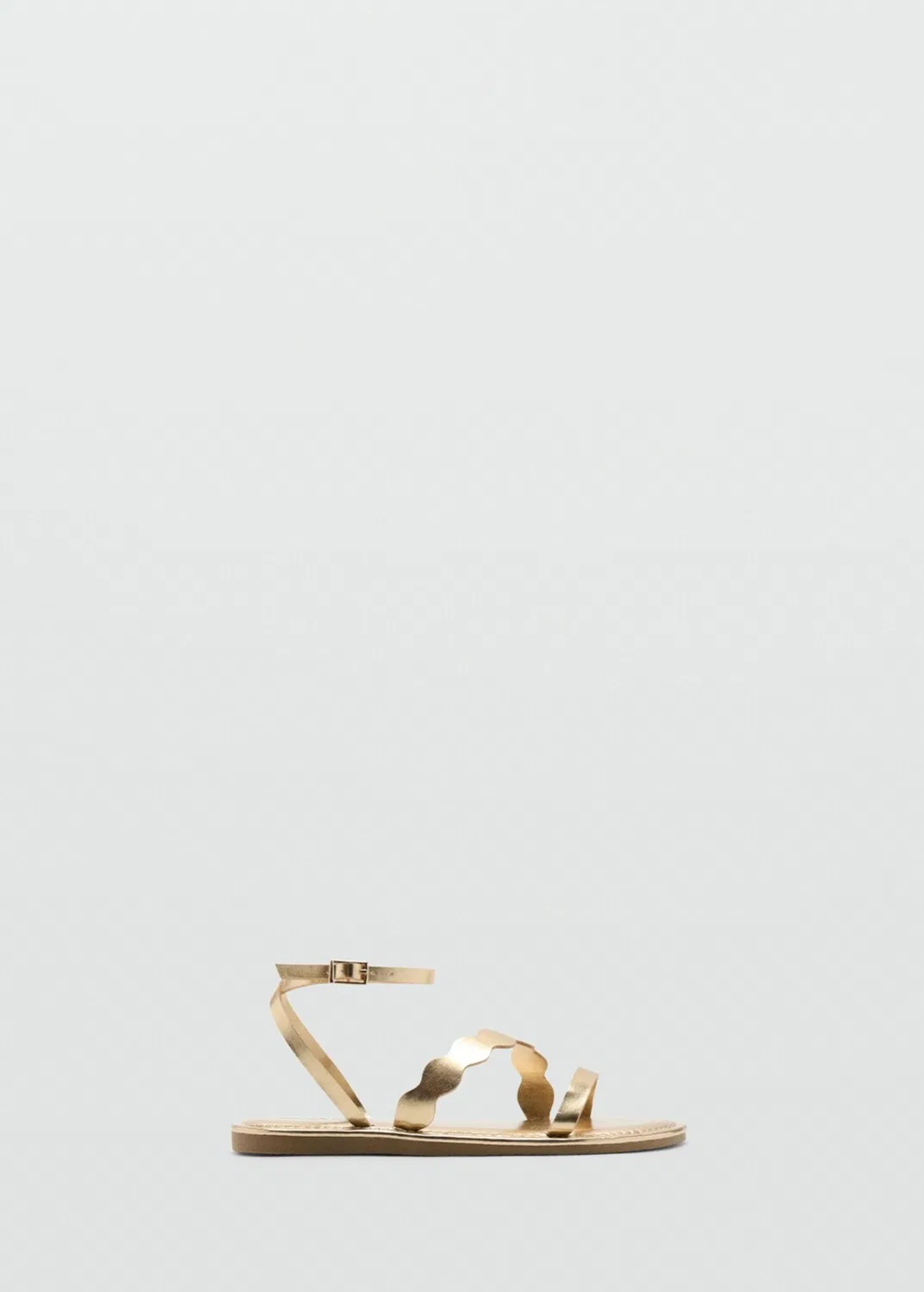 Сандалии 'Wave' Mango Kids, Gold — фото 2