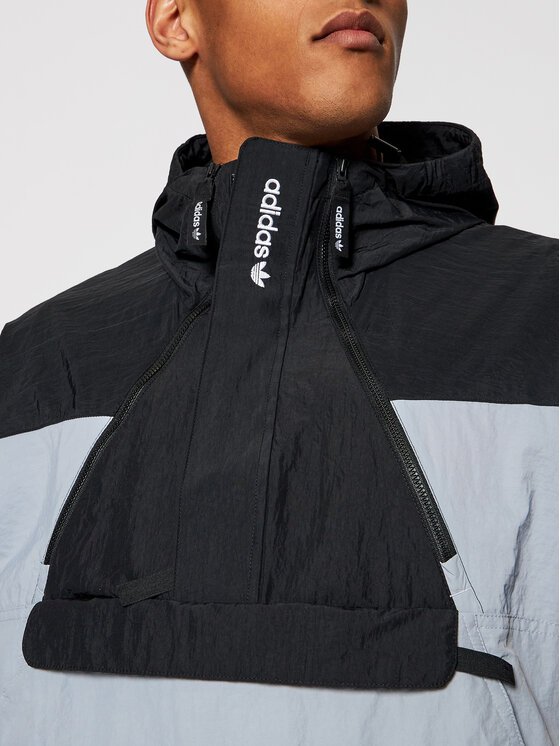 Анорак regular fit Adventure Mishmash Blocked GN2329 Adidas, черный — фото 3