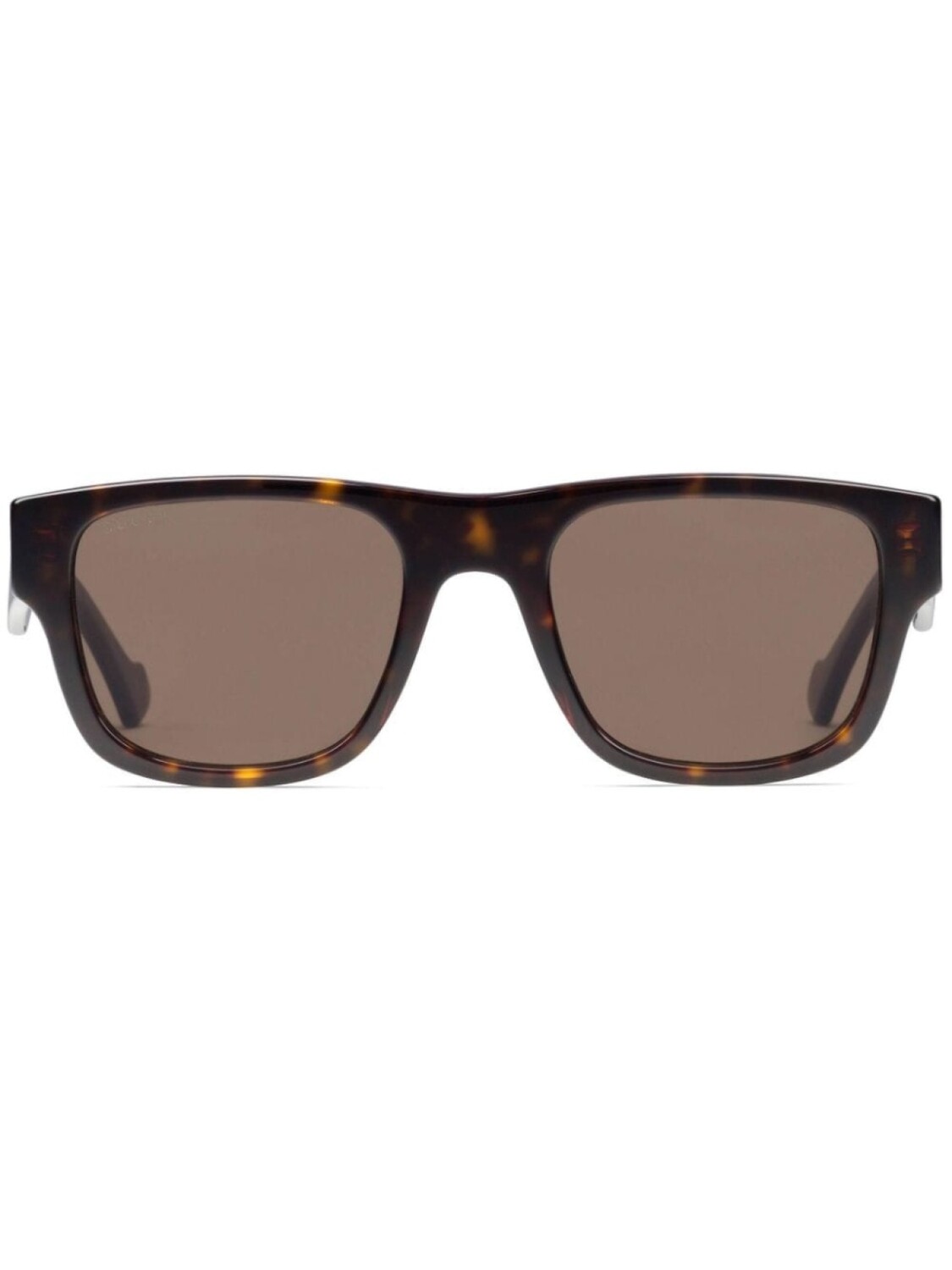 

Gucci Eyewear солнцезащитные очки в квадратной оправе с логотипом, коричневый