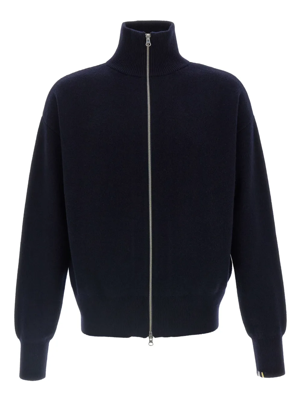 

Кашемировый кардиган с воротником на молнии extreme cashmere, синий
