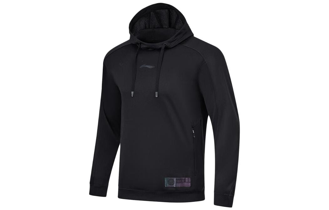 

Спортивная баскетбольная коллекция толстовка мужская черная Lining, черный