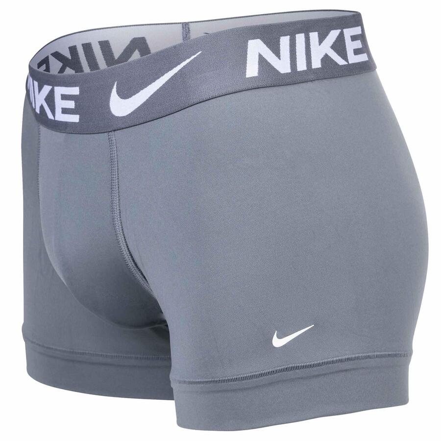 NIKE Мужские трусы-боксеры, комплект из 3 шт., эластичные, Dri-Fit Micro — фото 4