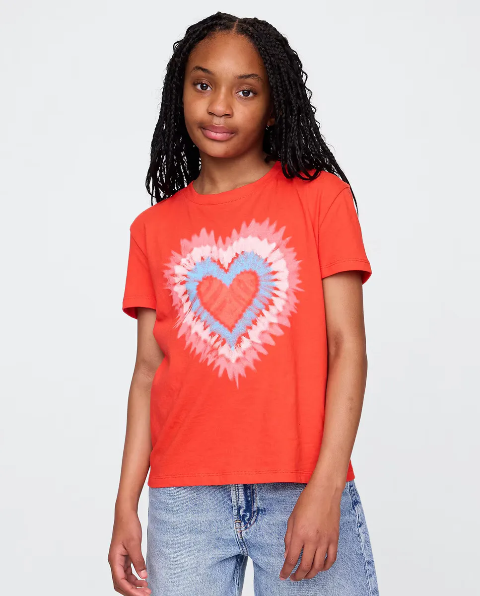 

Детская футболка с коротким рукавом Gap, красный