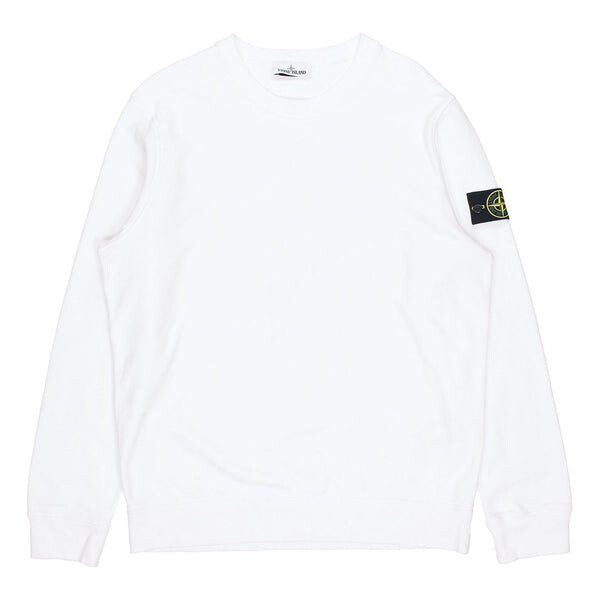 

Толстовка men's cotton round neck white Stone Island, белый