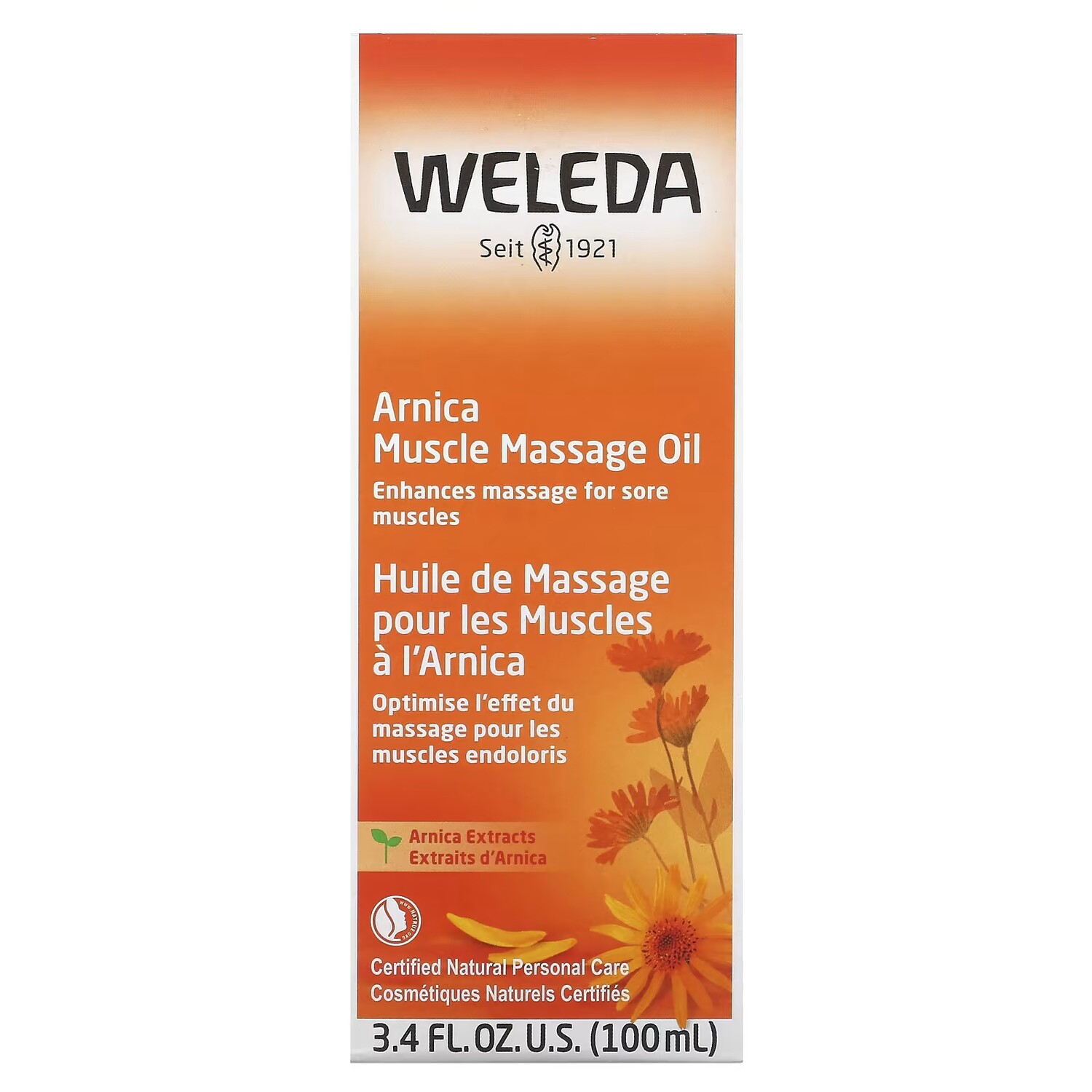 Массажное масло для мышц Арника, 3,4 жидких унции (100 мл) Weleda — фото 2