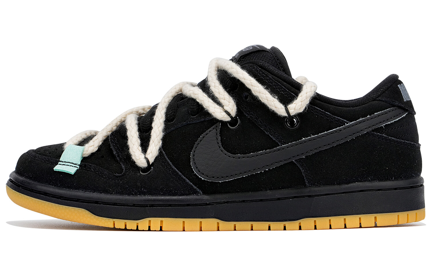 

Кроссовки Nike Dunk SB Skateboarding Shoes Unisex Low-top Black/Blue, черный