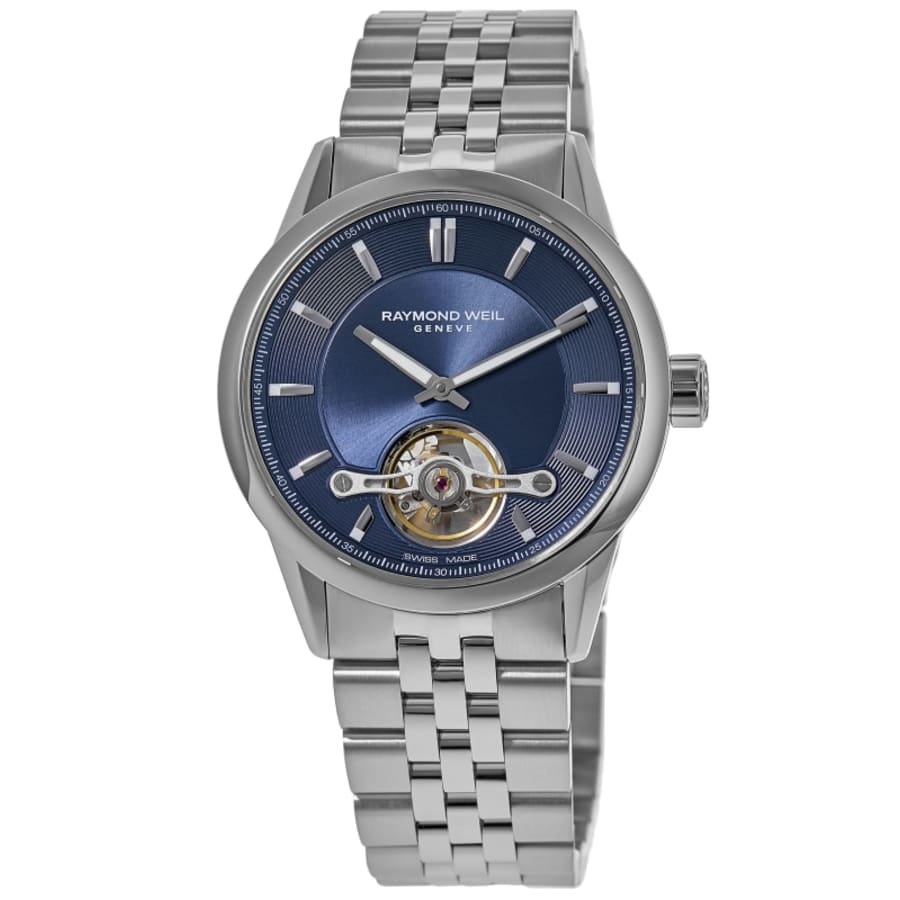 

Raymond Weil Freelancer Автоматические мужские часы из стали с синим циферблатом 2781-ST-50051