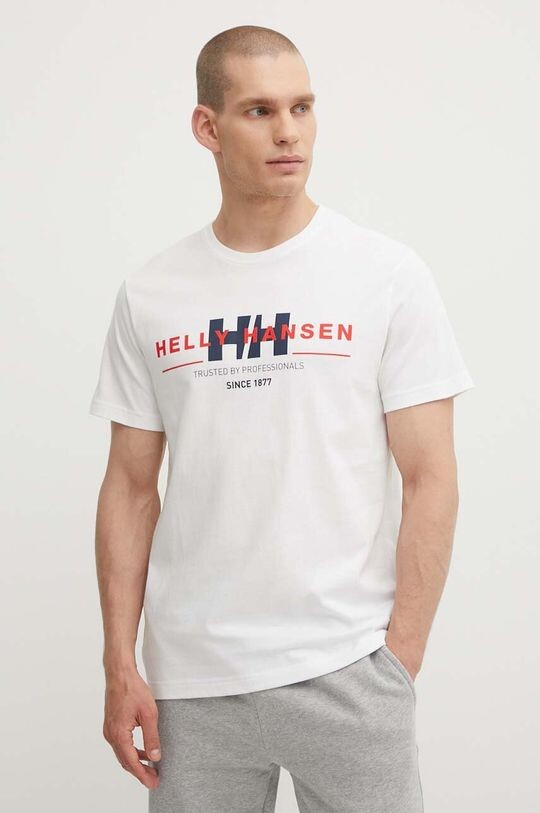 

Хлопковая футболка Helly Hansen, белый