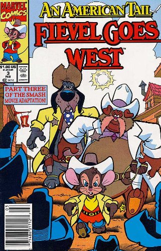 

An American Tail: Fievel Goes West #3 (February 1992) (Marvel)