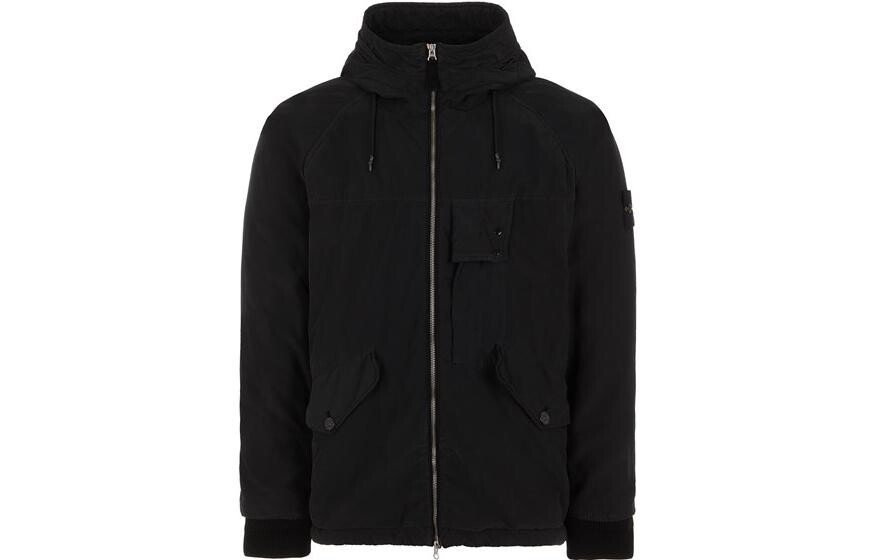 

Куртка мужская Stone Island с карманами на пуговице, черный