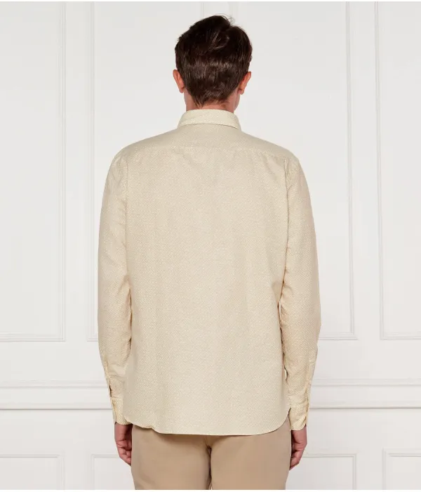 Льняная рубашка c-hal-kent-c1-223 Casual fit Boss, бежевый — фото 3