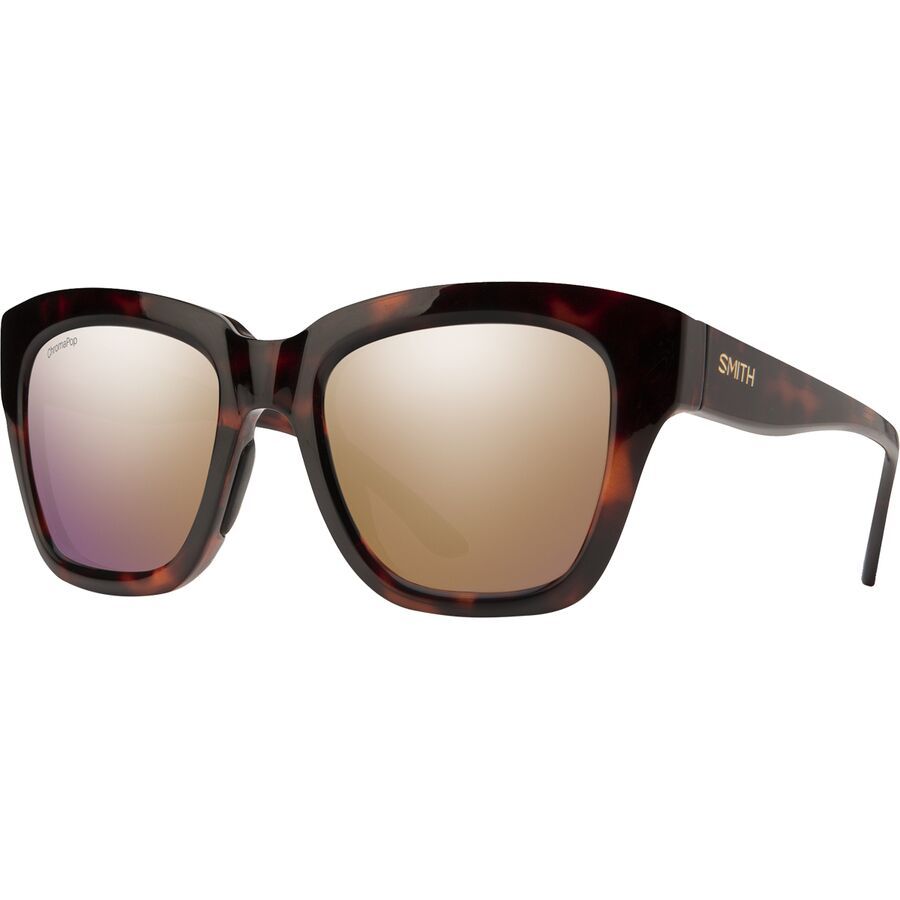 

Солнцезащитные очки Smith Sway ChromaPop Polarized Smith, Tortoise/ChromaPop Polar Rose Gold Mirror